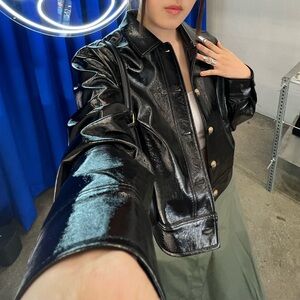 Women's Black Leather Jacket